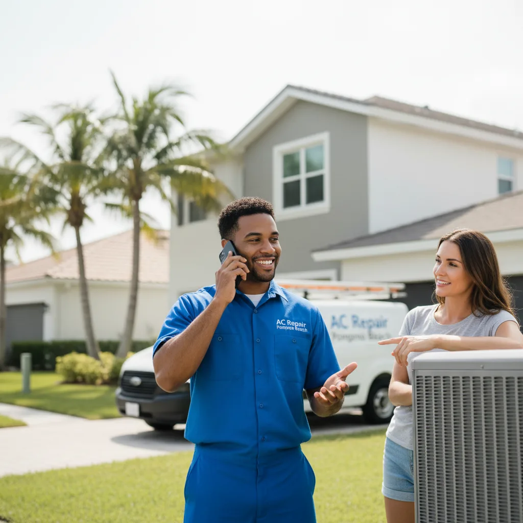 AC Repair Pompano Beach customer support in Nebo